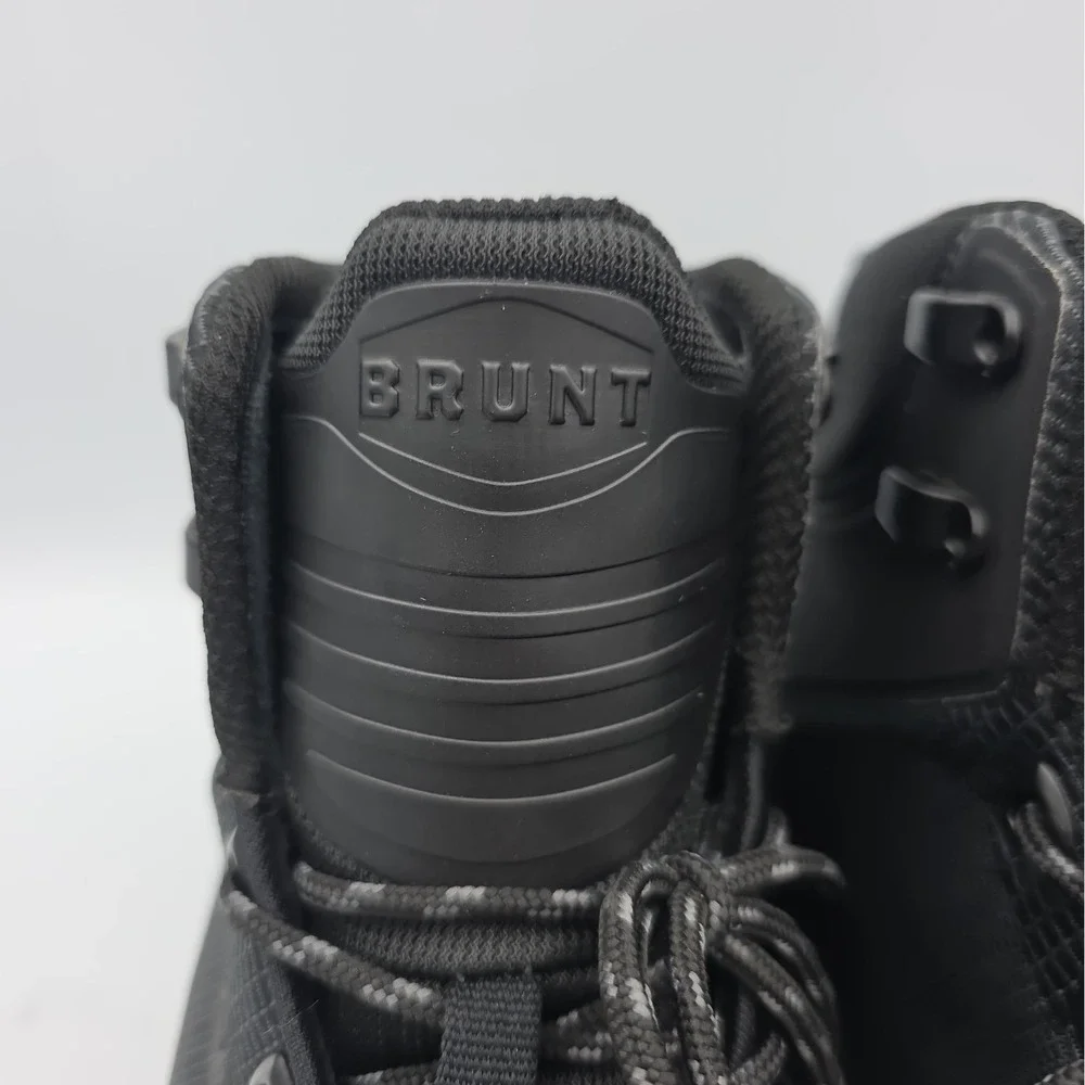 Size 10.5 Brunt Ryng Comp Toe Work Boots Black Waterproof Slip Resistant